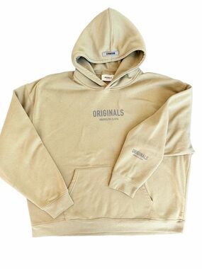 Brooklyn Cloth Original Fleece Hooded Sweater kangaroo pockets men Xlarge street